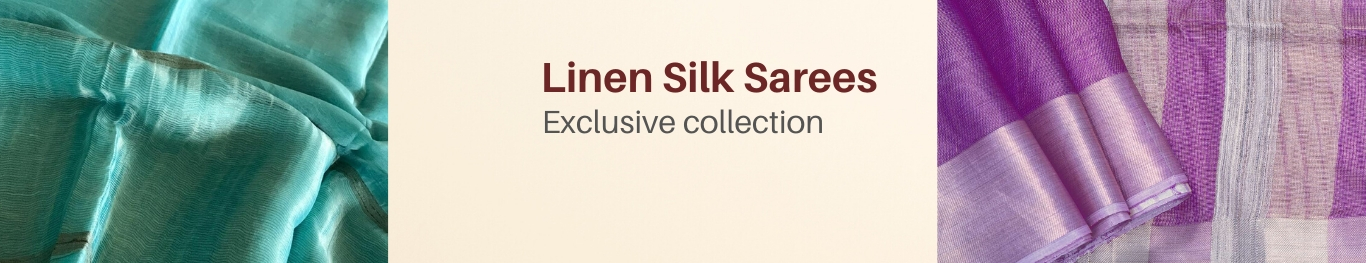 Linen Silk Sarees